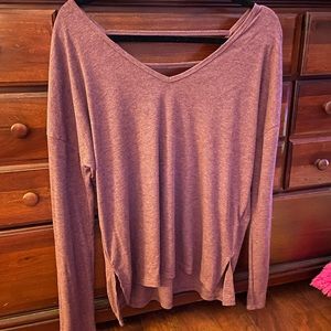 SO open back long sleeve